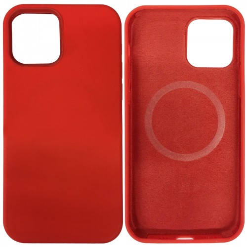 iPhone 12/iPhone 12 Pro MagSafe Soft Touch Red